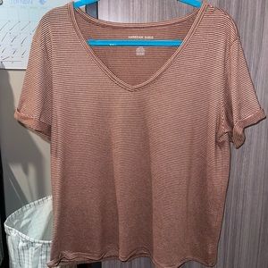 American Eagle Soft & Sexy Plush T-Shirt Size: L